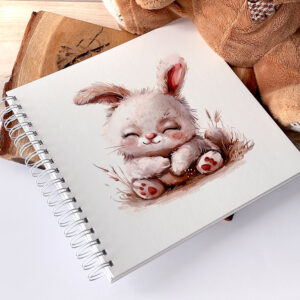 Album v pevné kroužkové vazbě Králíček