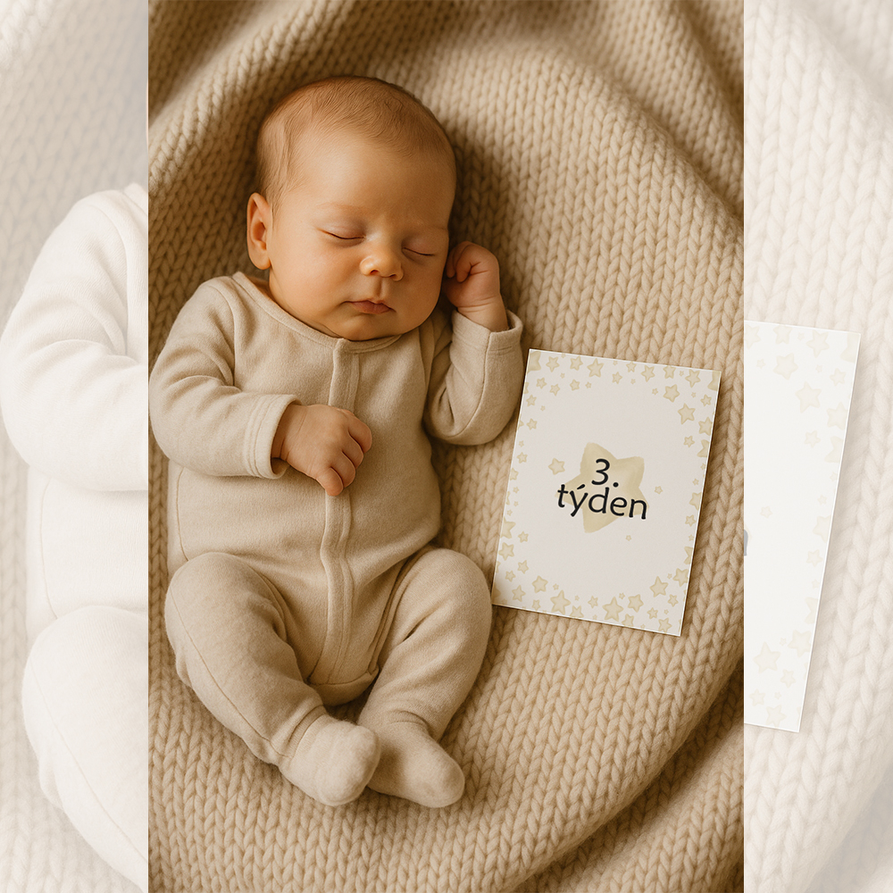 Milníkové kartičky pro chlapečka - Zvířátka - Obrázek 2