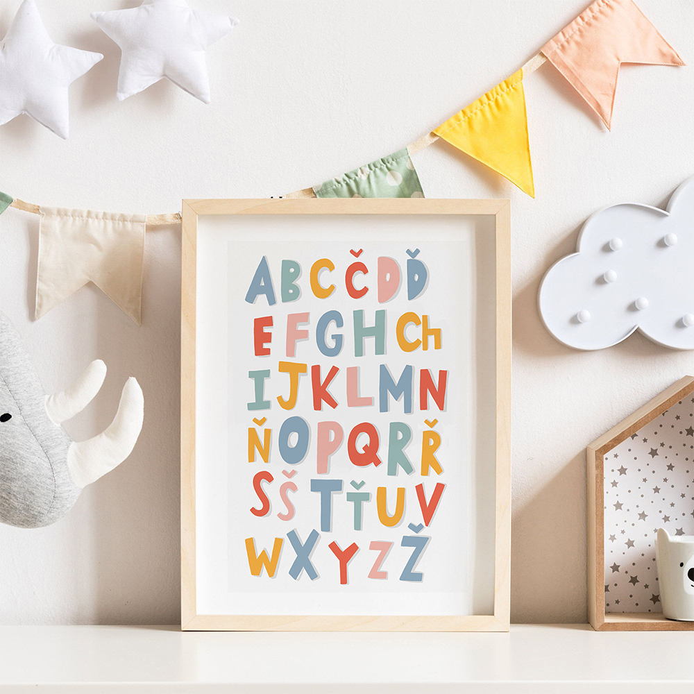 Abecední plakát – krásná dekorace i první krok k učení - Obrázek 2