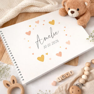 Personalizované první album pro miminko s vlastním jménem a datem narození