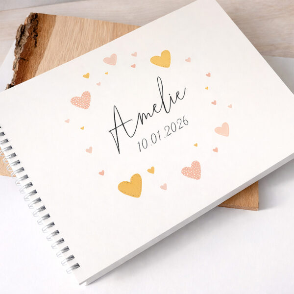 Personalizované první album pro miminko s vlastním jménem a datem narození