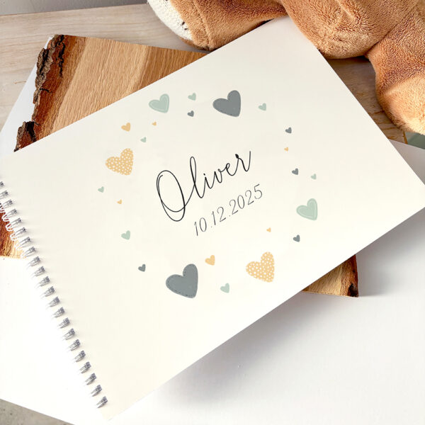 Personalizované první album pro miminko s vlastním jménem a datem narození