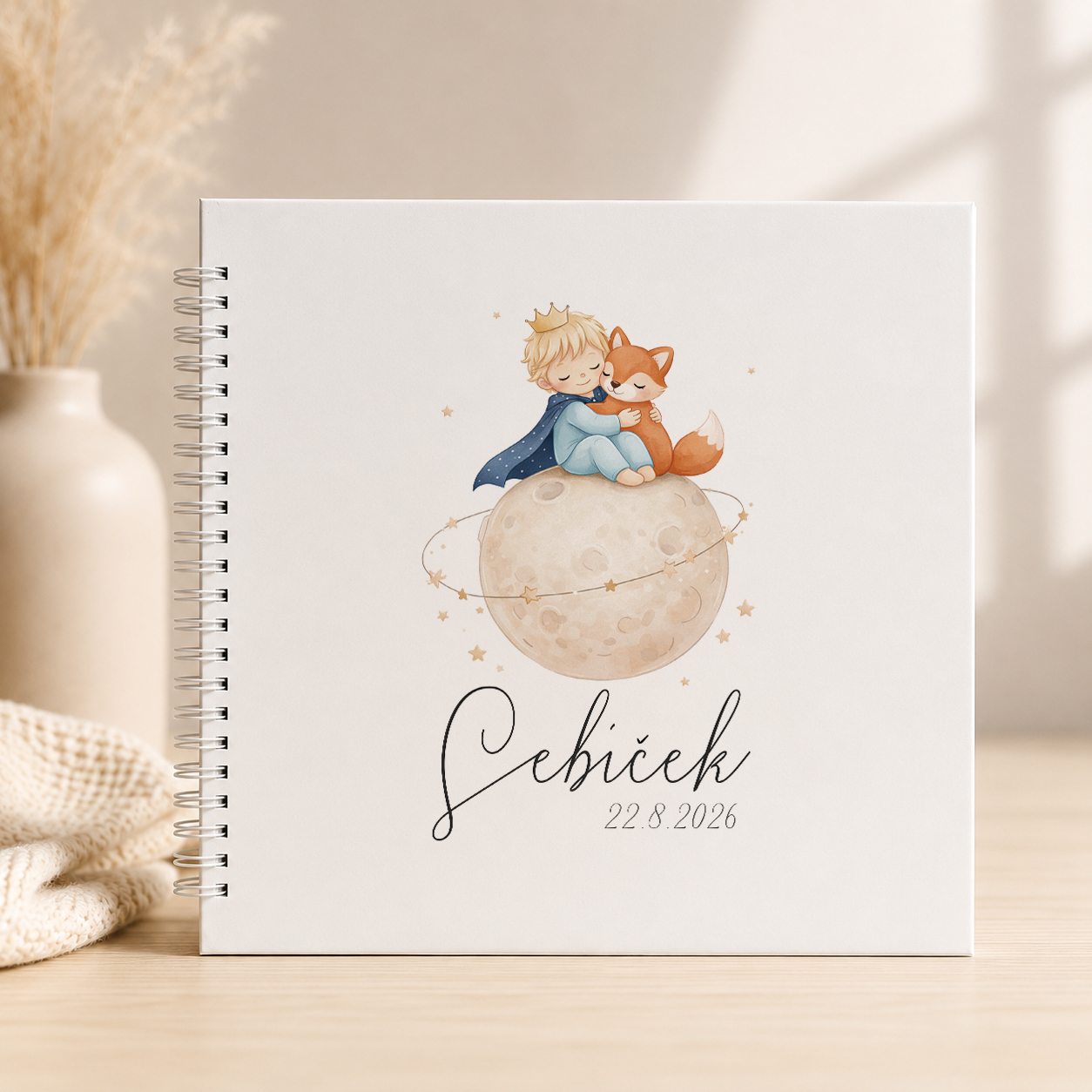 Personalizované album pro miminko s pevnou obálkou – Malý princ